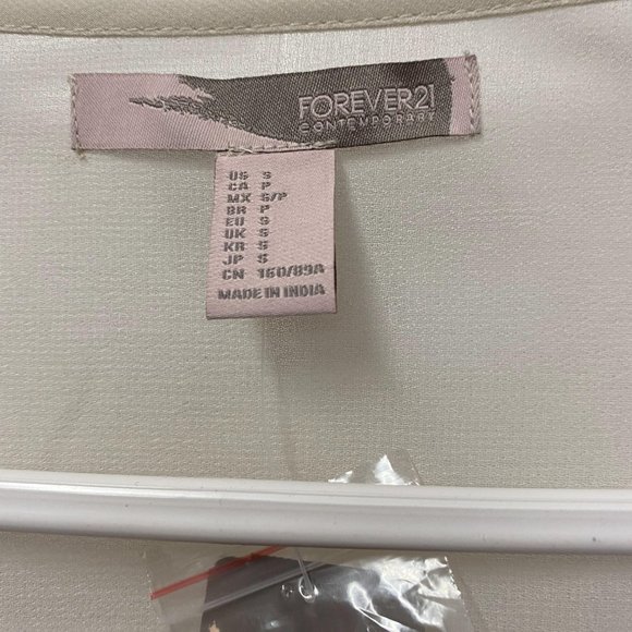 Brand new forever 21 silk top (S) - Picture 3 of 3